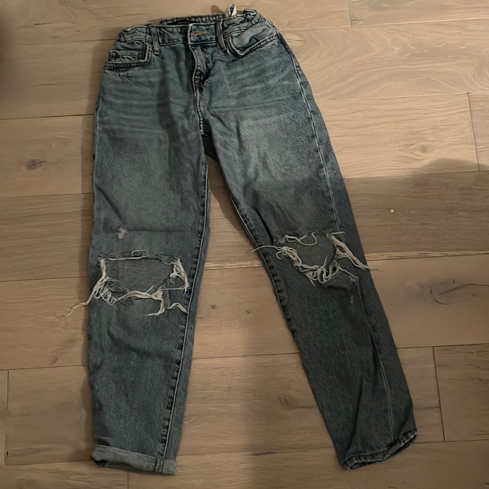 forever 21 ripper baggy jeans